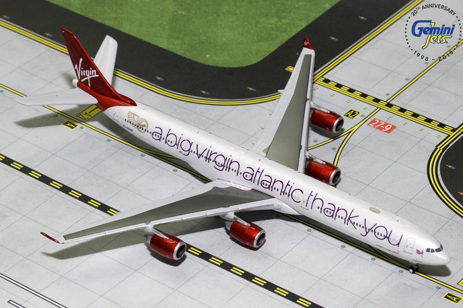 GJVIR1766 Virgin Atlantic Airways A340-600 GeminiJets 1:400