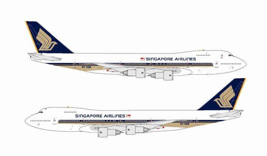 JET-600 Singapore Airlines B747-200 Jet-X 1:400